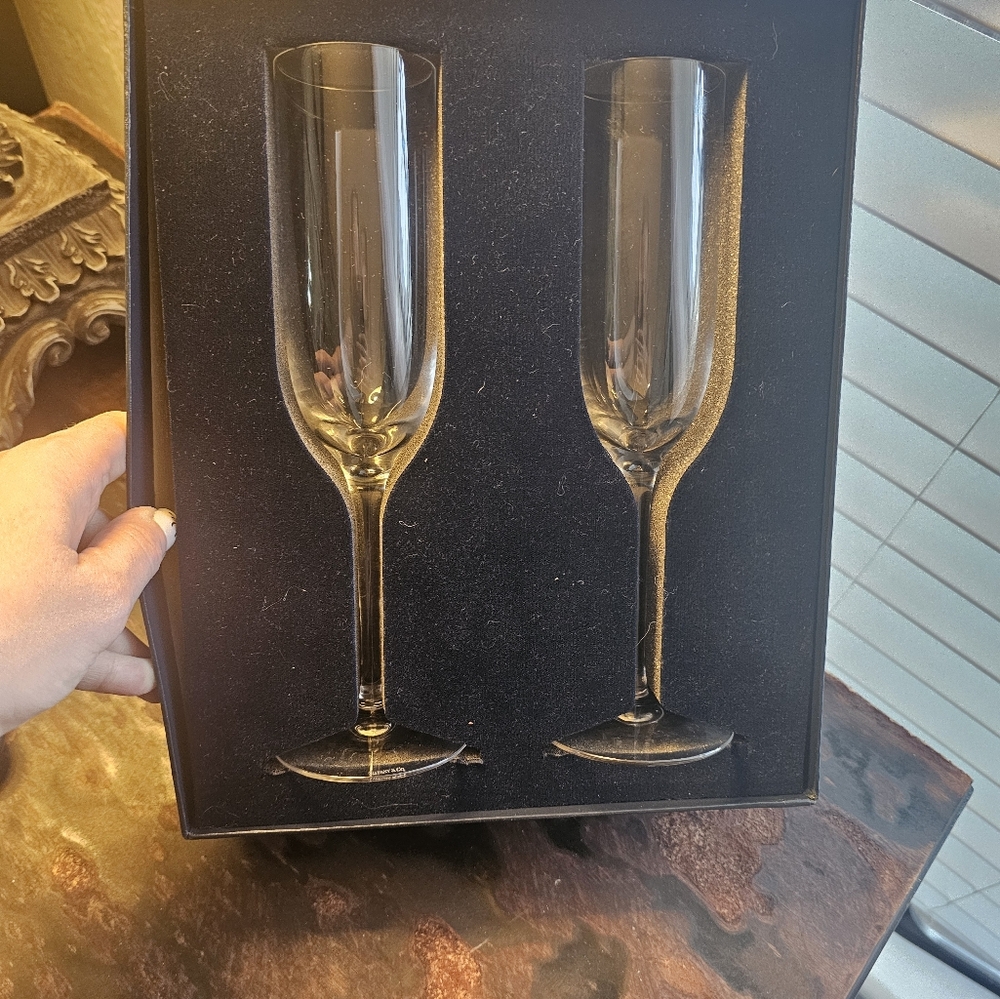 Tiffany and co champagne flutes